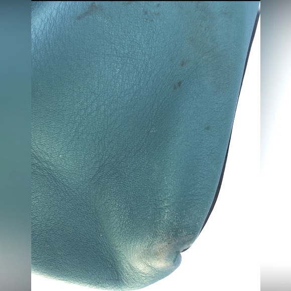 Coach Legacy Duffel Shoulder Handbag Teal Blue/Green - Picture 3 of 16